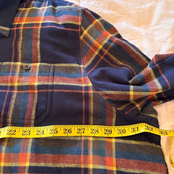 NWT Rowm Big&Tall Nomad Collection Long Sleeve Flannel Button Down Shirt,size4XB - Picture 10 of 12